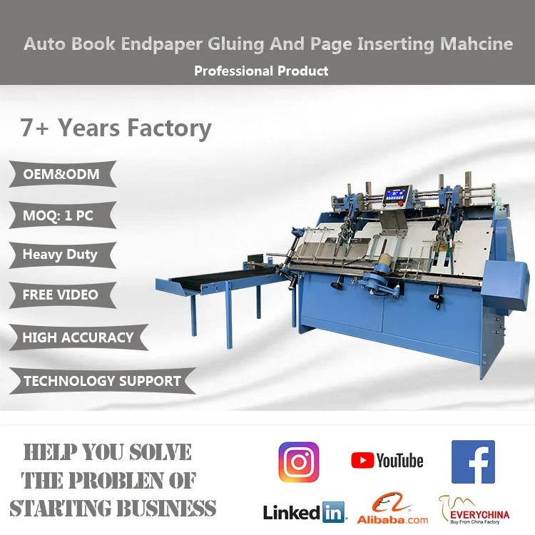 Page inserting machine Page inserting machine